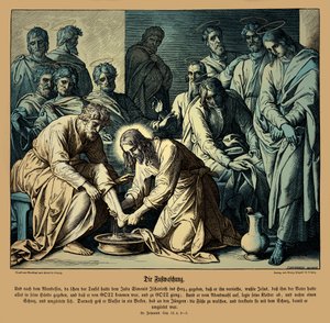Jésus lave les pieds de ses disciples, Évangile de Jean