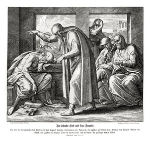 Les amis de Job - Julius Schnorr von Carolsfeld