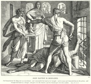 Jean-Baptiste est décapité - Julius Schnorr von Carolsfeld
