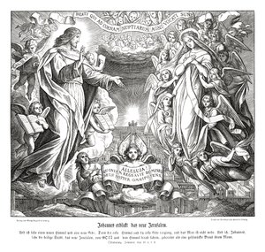 La vision de Jean de la nouvelle Jérusalem, Révélation - Julius Schnorr von Carolsfeld