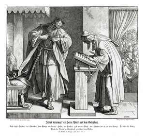 Josias entend la parole de la loi - Julius Schnorr von Carolsfeld