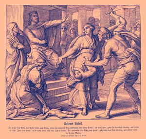 Jugement de Salomon - Julius Schnorr von Carolsfeld
