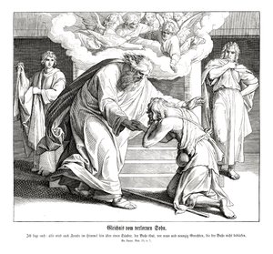 Parabole du bon Samaritain, Évangile de Luc - Julius Schnorr von Carolsfeld
