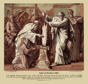 Paul et Barnabé à Lystre, Actes des Apôtres - Julius Schnorr von Carolsfeld