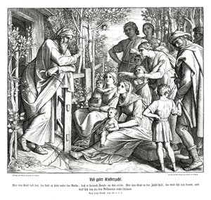 Élever des enfants, Livre de Sirach - Julius Schnorr von Carolsfeld