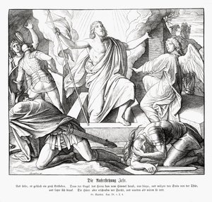 Résurrection de Jésus, Évangile de Matthieu - Julius Schnorr von Carolsfeld
