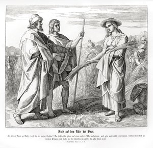 Ruth dans les champs de Boaz - Julius Schnorr von Carolsfeld