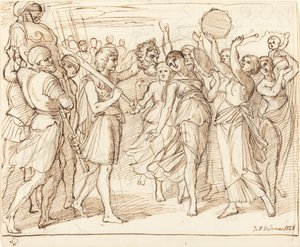 Le triomphe de David - Julius Schnorr von Carolsfeld