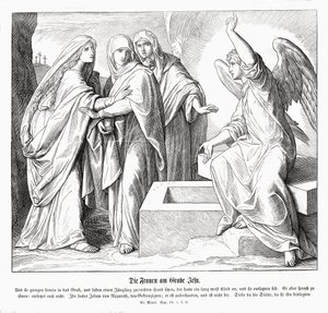 Les femmes au tombeau de Jésus, Évangile de Marc