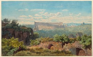 Le Colisée vu de la colline Palatine - Julius Zielke