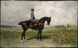 Franz Joseph, Portrait équestre / Blaas