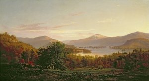 Vue du lac George