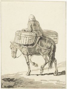 Femme à cheval - Jurriaan Cootwijck (attributed to)