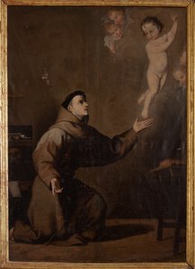 Saint Antoine de Padoue (San Antonio de Padua). Copie de José Ribera - Jusepe de (c.1590 1652) (after) Ribera