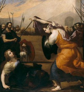 Duel de femmes - Jusepe de Ribera