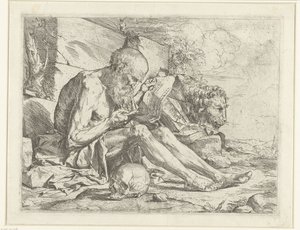 Saint Jérôme lisant - Jusepe de Ribera