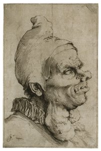 Grande tête grotesque, vers 1622 - Jusepe de Ribera
