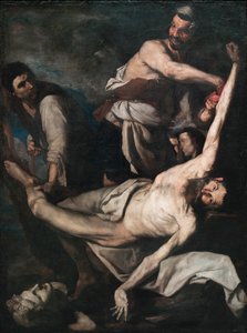 Le martyre de saint Barthélemy, peinture de José de Ribera