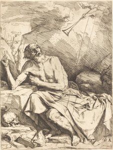 Saint Jérôme Entendant la Trompette du Jugement Dernier - Jusepe de Ribera