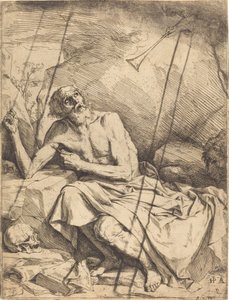 Saint Jérôme entendant la trompette du Jugement dernier - Jusepe de Ribera