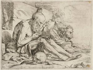Saint Jérôme lisant - Jusepe de Ribera