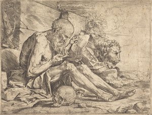 Saint Jérôme lisant - Jusepe de Ribera