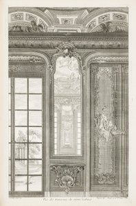 Vue des trumeaux du même cabinet, 3e planche - Juste Aurèle Meissonnier