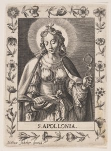 Sainte Apollonie - Justus Sadeler