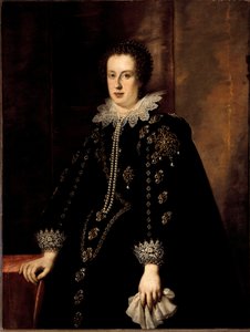 Portrait de Claude de Médicis (Claudia de Medici) (1604-1648) épouse du duc d