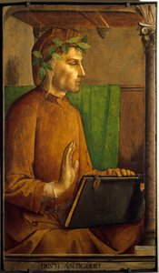 Portrait du poète Dante Alighieri (1265-1321) - Justus van (c.1435 c.1480) Gent