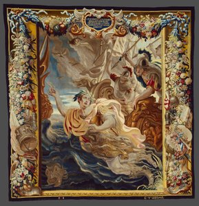 César se jette dans la mer tiré de L