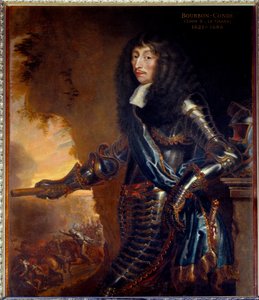 Portrait en pied du Grand Condé, Louis II Prince de Bourbon - Justus van Egmont