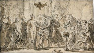 Le mariage de Zénobie et Odenatus - Justus van Egmont