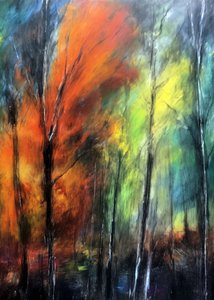 Une forêt automnale haute en couleurs - Justyna Jaszke