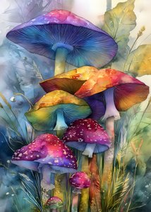 Champignons de la forêt enchantée (2) - Justyna Jaszke