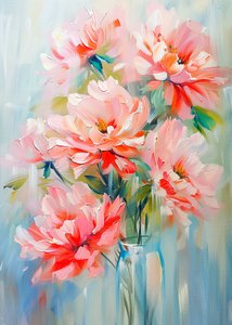 Bouquet de pivoines rose pâle - Justyna Jaszke