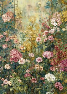 Un jardin floral haut en couleur