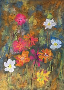 Fleurs de prairie aux couleurs éclatantes - Justyna Jaszke