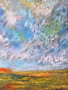 Un ciel éclatant au-dessus des champs - Justyna Jaszke