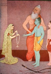 Mariage de Rama, 1913 - K Venkatappa