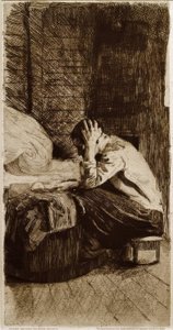 Femme au berceau