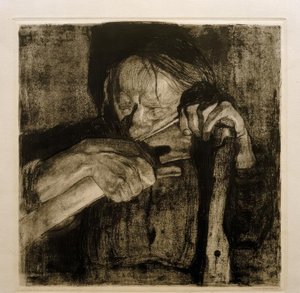 Lors du martelage - Käthe Kollwitz