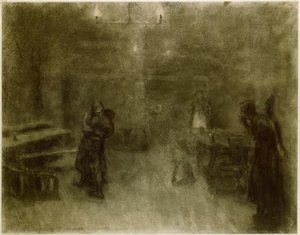 Käthe Kollwitz, scène de Germinal - Käthe Kollwitz