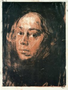 Autoportrait vers la gauche - Käthe Kollwitz