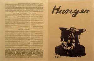 Russie soviétique, crise alimentaire / Tract, K.Kollwitz