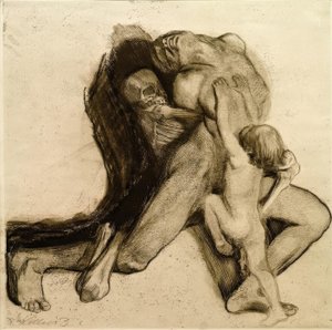 La mort et la femme - Käthe Kollwitz