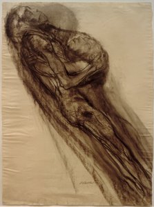 La mort et la femme, flottant - Käthe Kollwitz