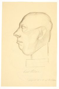 Portrait du peintre Carl Holsøe (1863-1935) - Kai Nielsen