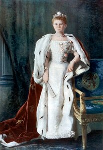 Reine Wilhelmine des Pays-Bas, début du 20e siècle