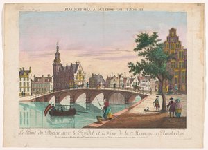 Vue du Pont du Doelen à Amsterdam - Kaiserlich Franziskische Akademie
